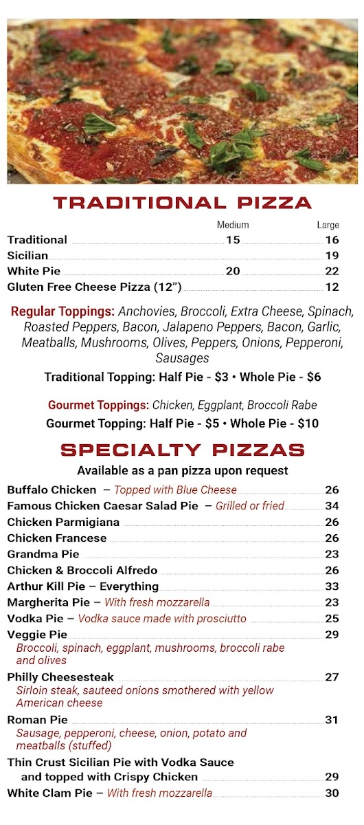 Menu Casa Nino's Pizza Bar-6