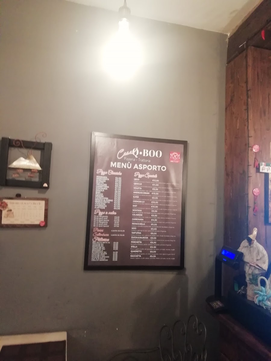 Menu Casa Qboo Pizzeria E Trattoria-1