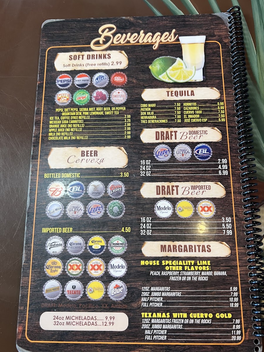 Menu Casa Real - Sandusky, Oh-3