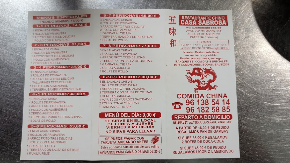 Menu Casa Sabrosa-1