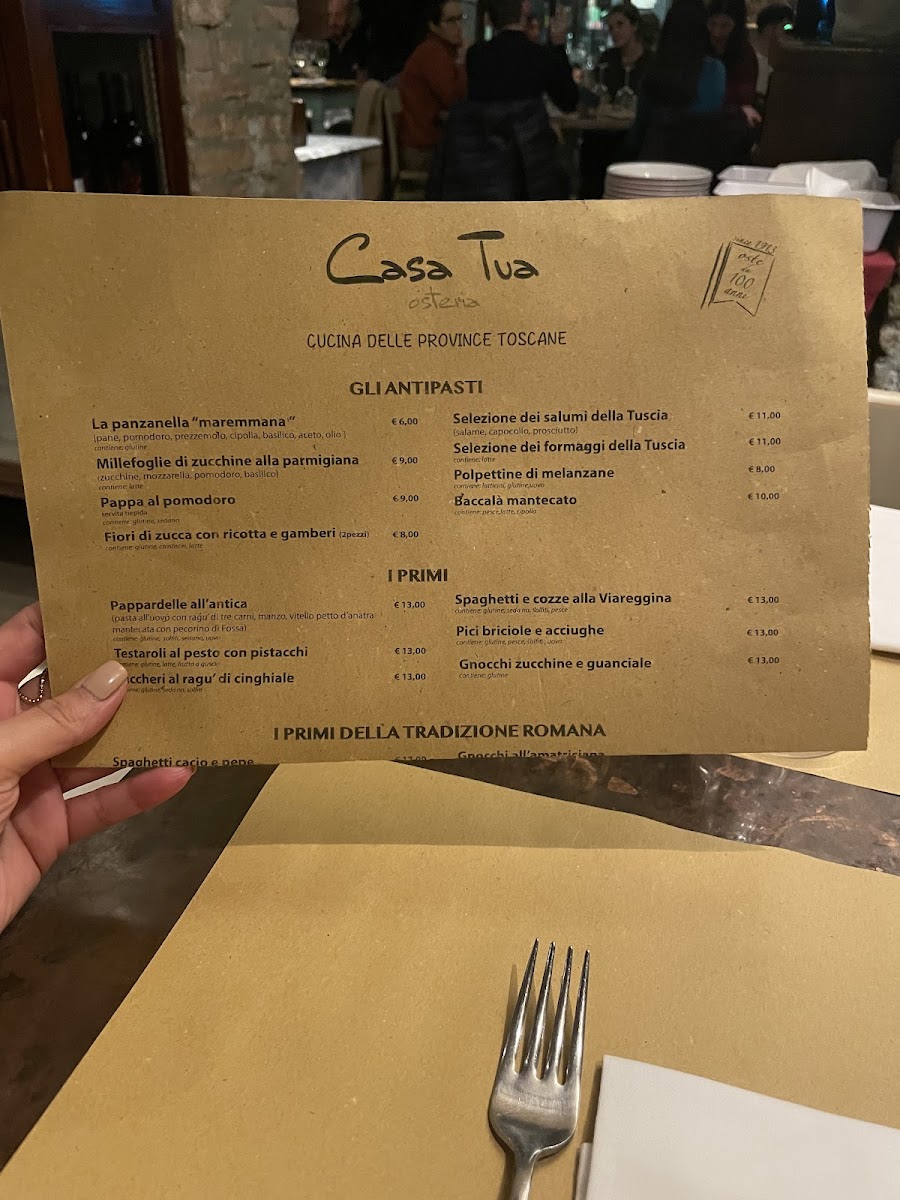 Menu Casa Tua Osteria-7
