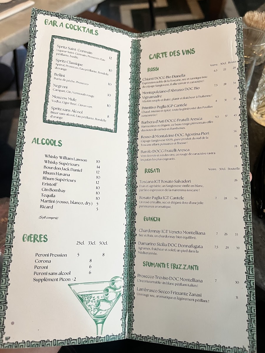 Menu Casa Verde Marais - Pupetta-1