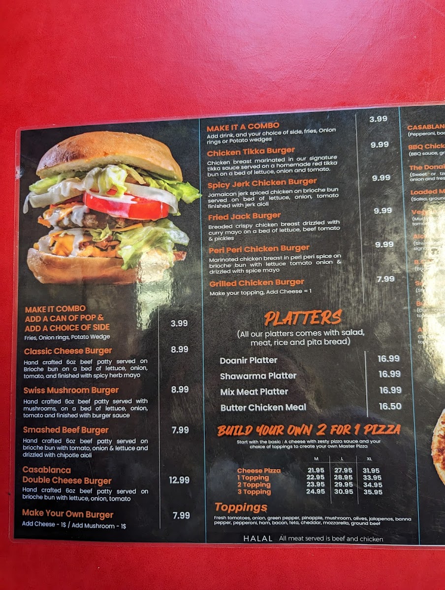 Menu Casablanca Pizza & Donair-5