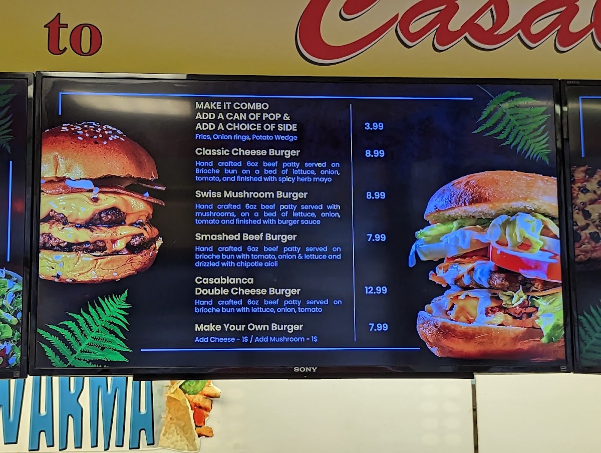 Menu Casablanca Pizza & Donair-8