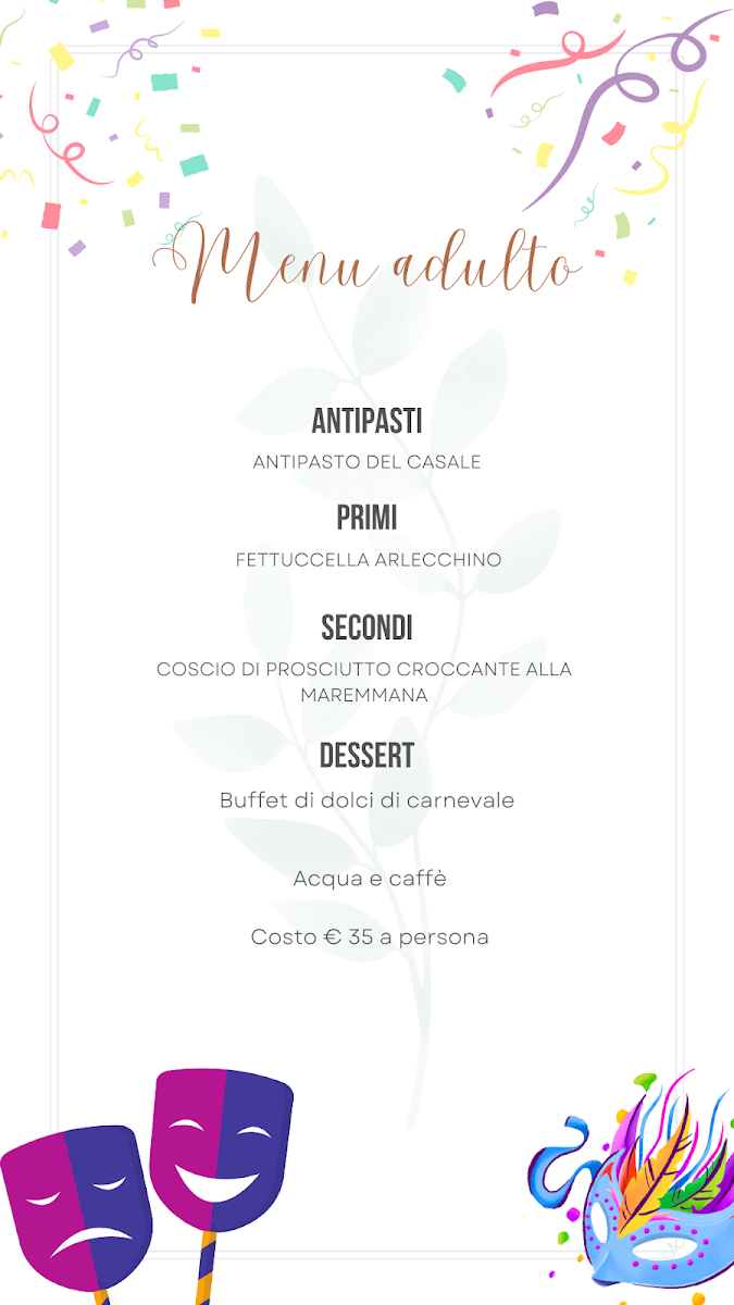 Menu Casale 4.5-6