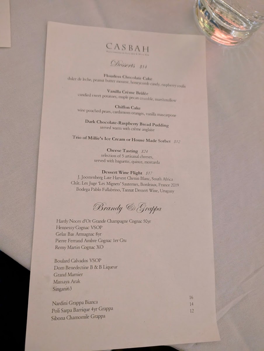 Menu Casbah-1