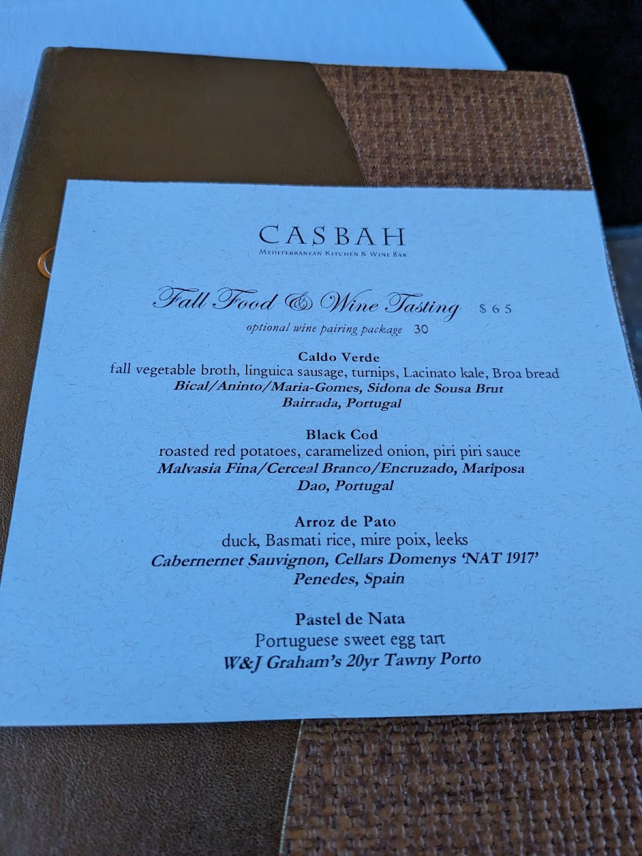 Menu Casbah-9