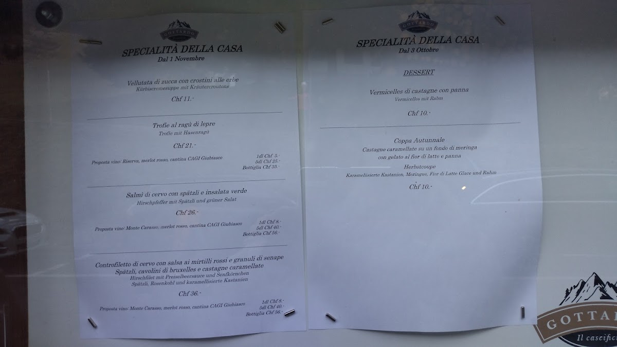 Menu Caseificio Del Gottardo-8