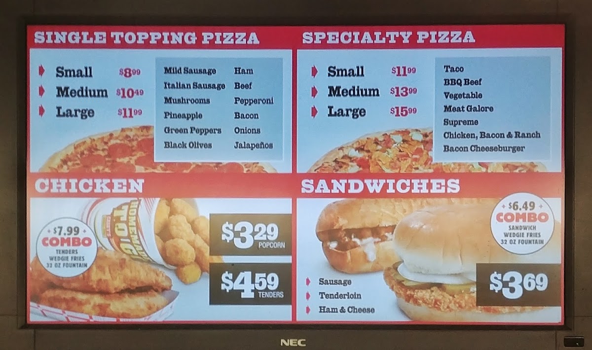 Casey's Bettendorf Menu-1