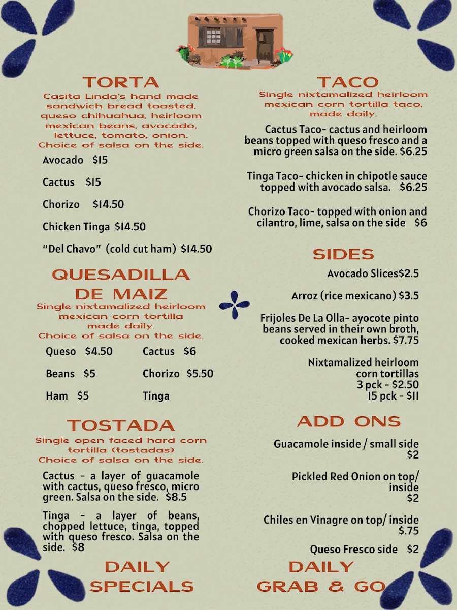 Menu Casita Linda-3