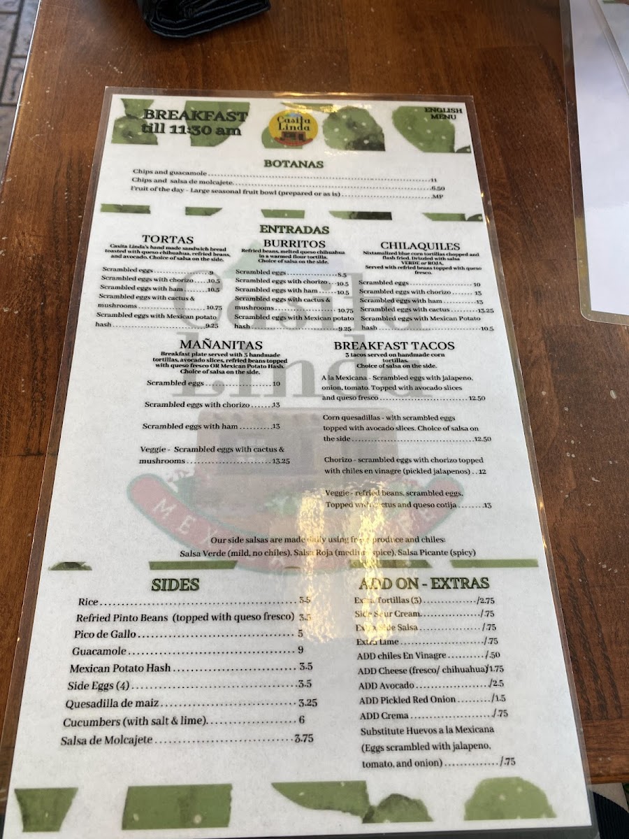 Menu Casita Linda-5