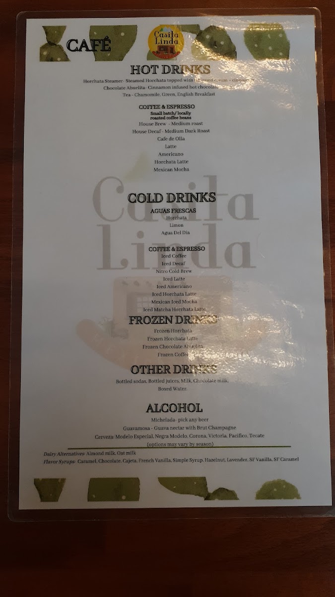 Menu Casita Linda-9