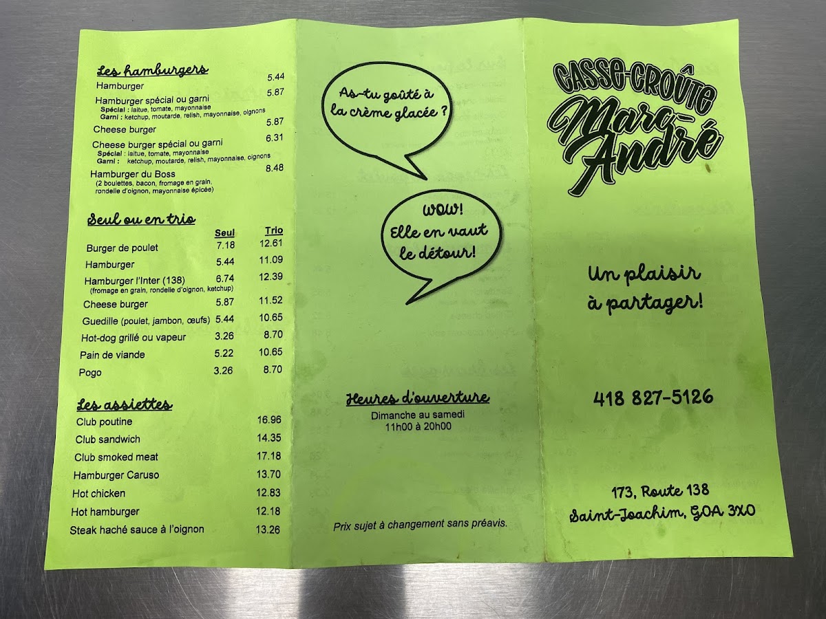 Menu Casse Croûte Marc-André-2