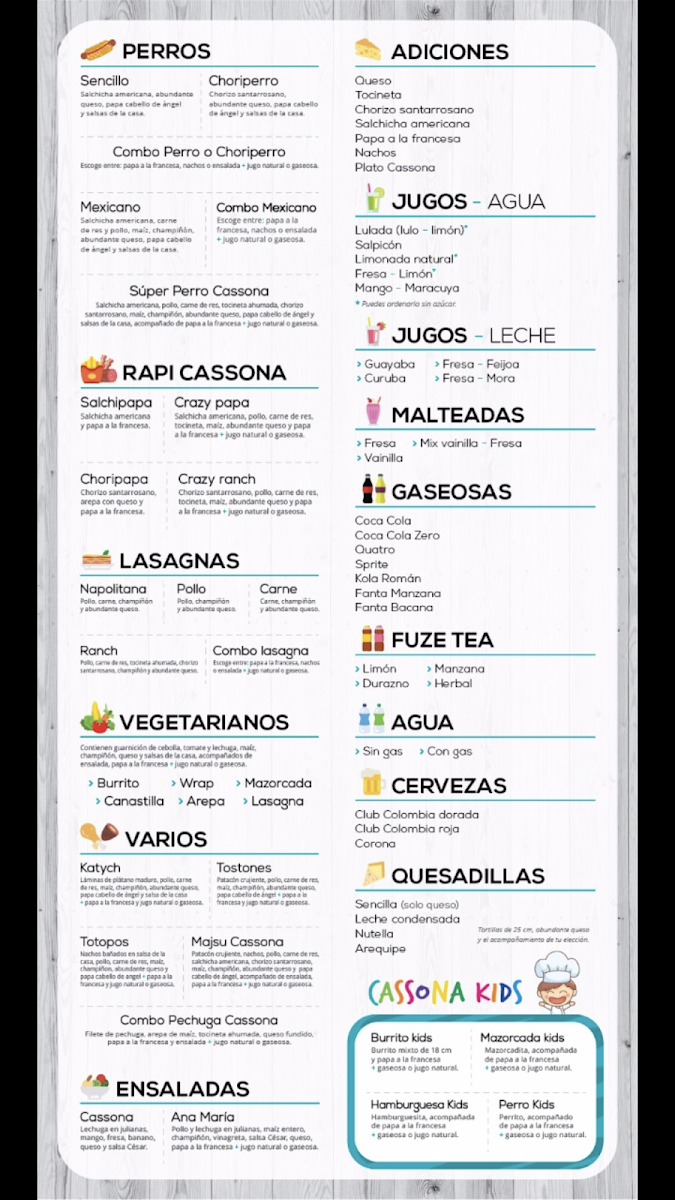Menu Cassona Express-4
