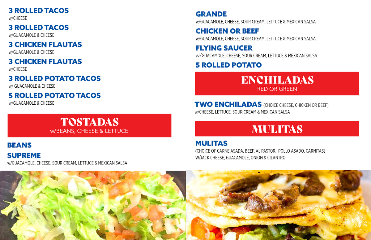 Menu Castañeda's Mexican Food-6