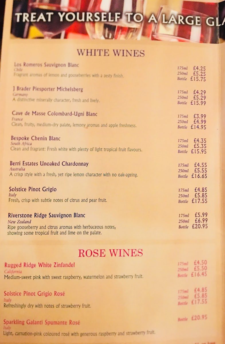 Menu Castle Carvery - The Wherry-1