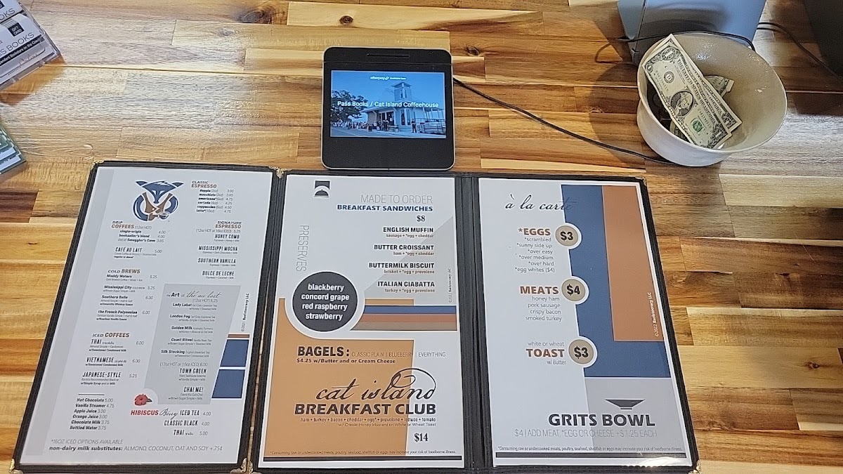 Menu Cat Island Coffeehouse Gulfport-1