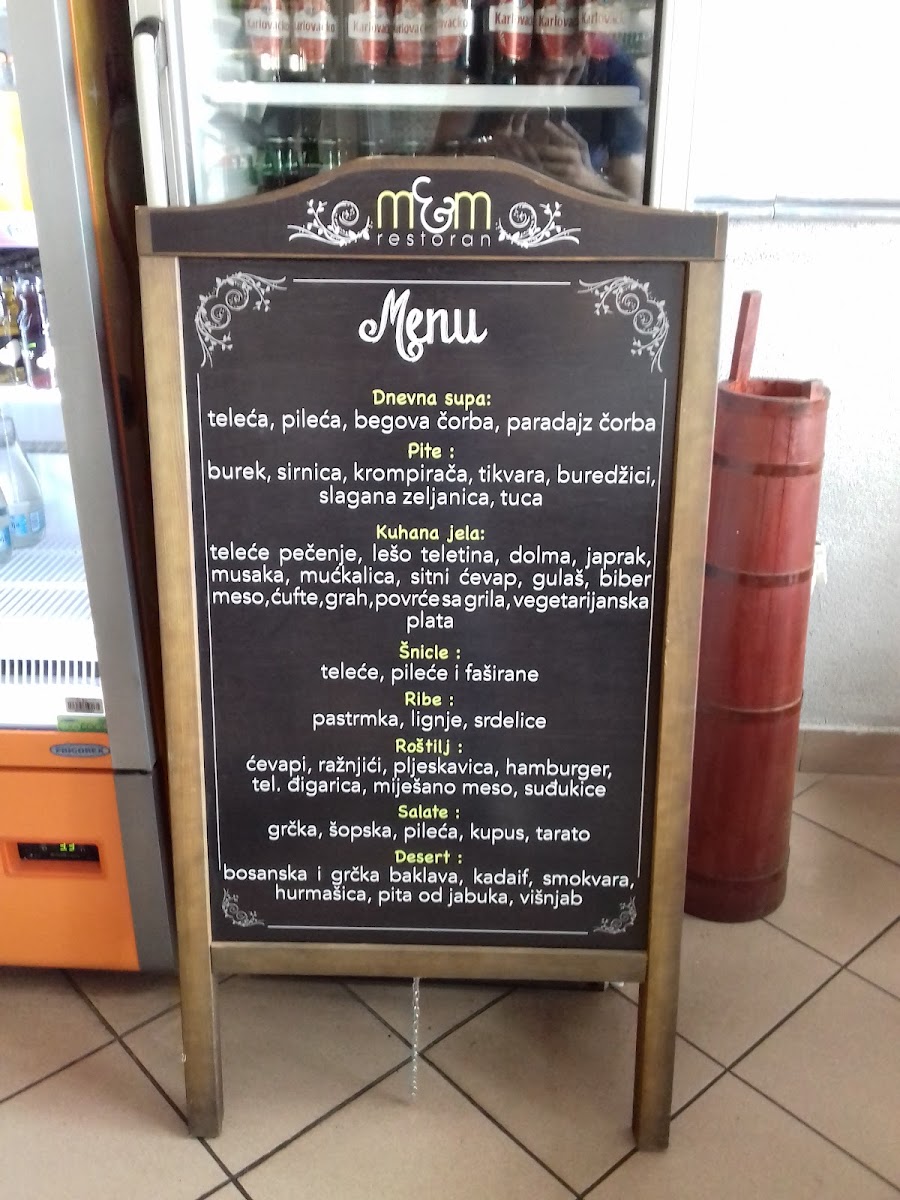 Menu Catering & Restaurant Mm - National Restaurant Mostar-5