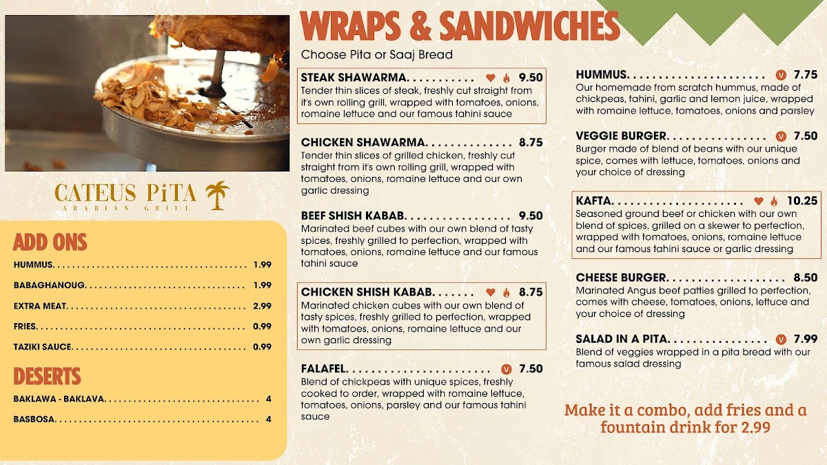 Menu Cateus Pita Arabian Grill-1