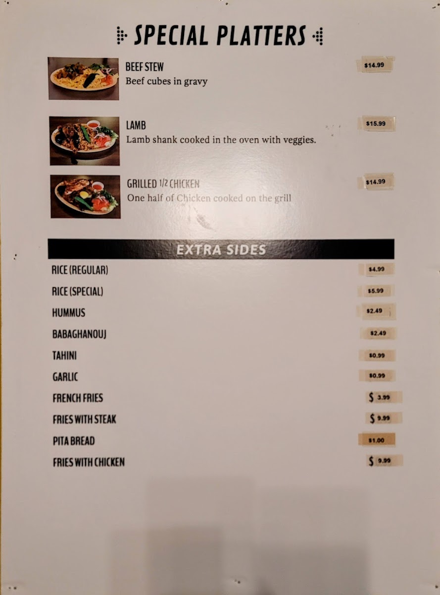 Menu Cateus Pita Arabian Grill-10