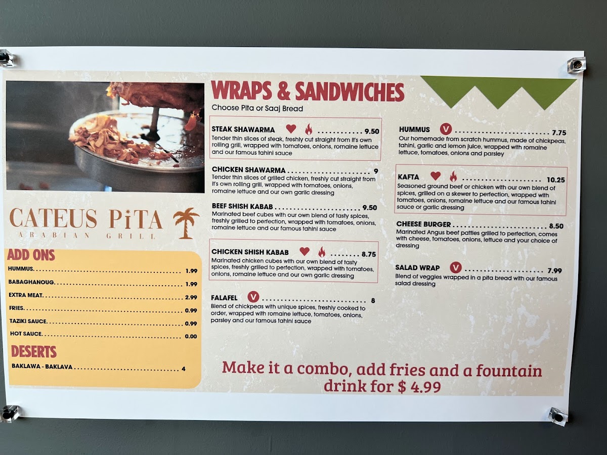 Menu Cateus Pita Arabian Grill-4