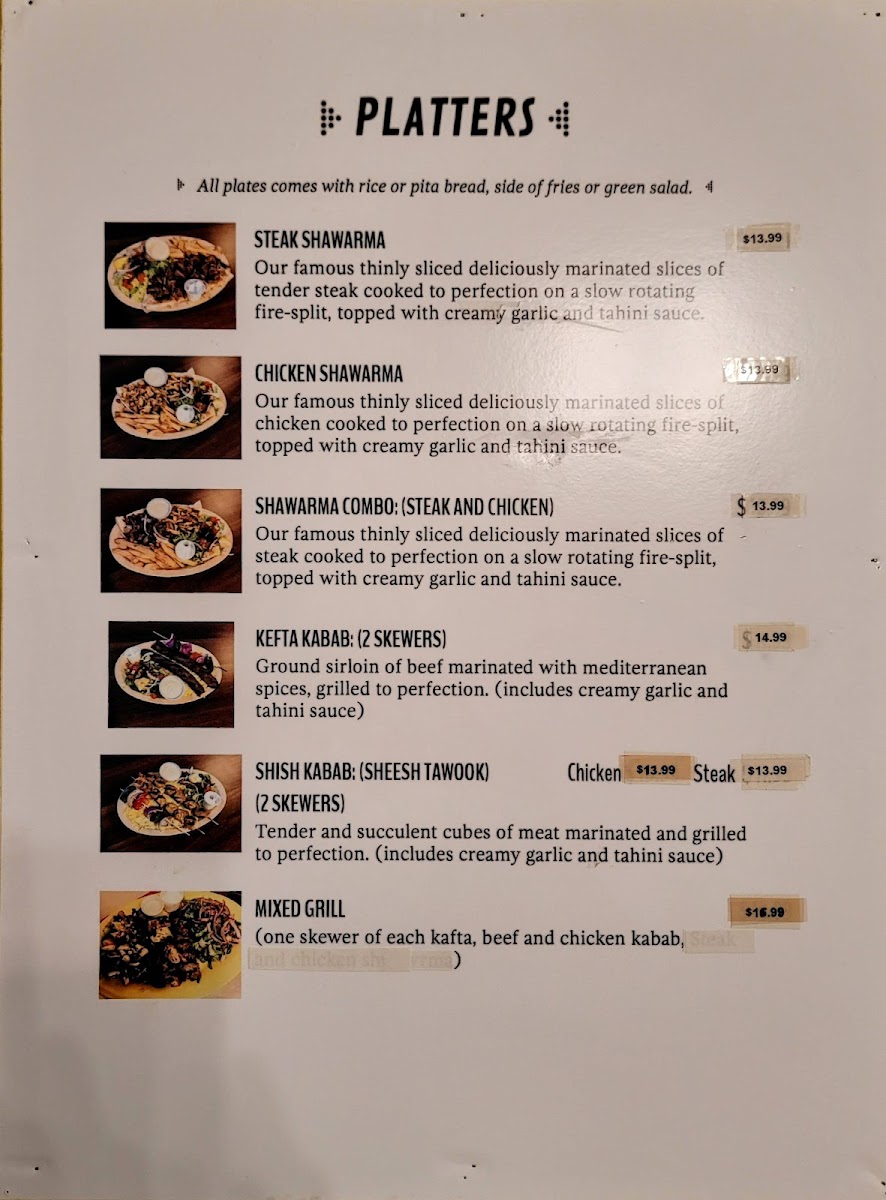 Menu Cateus Pita Arabian Grill-9