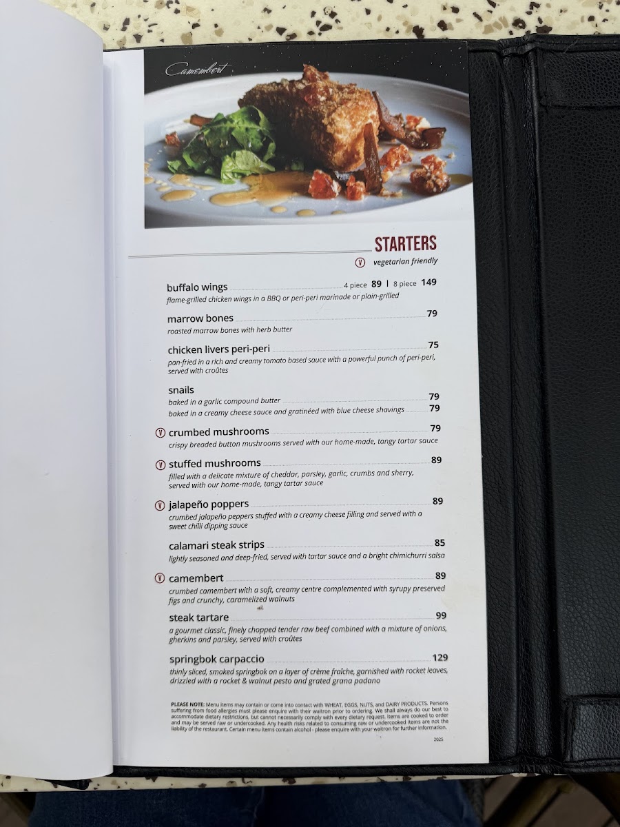 Menu Cattle Baron @ Skukuza Camp-2