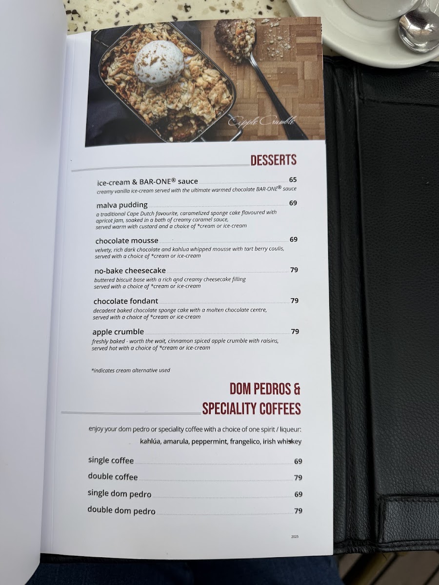 Menu Cattle Baron @ Skukuza Camp-4