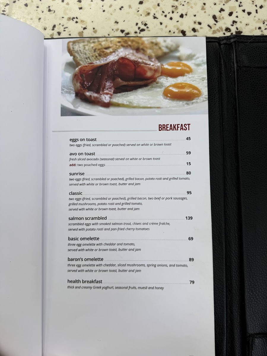 Menu Cattle Baron @ Skukuza Camp-7