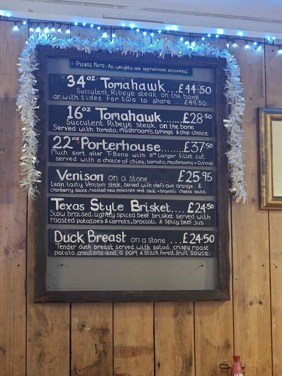 Menu Cattlemans Steakhouse At The Parkers Arms-5