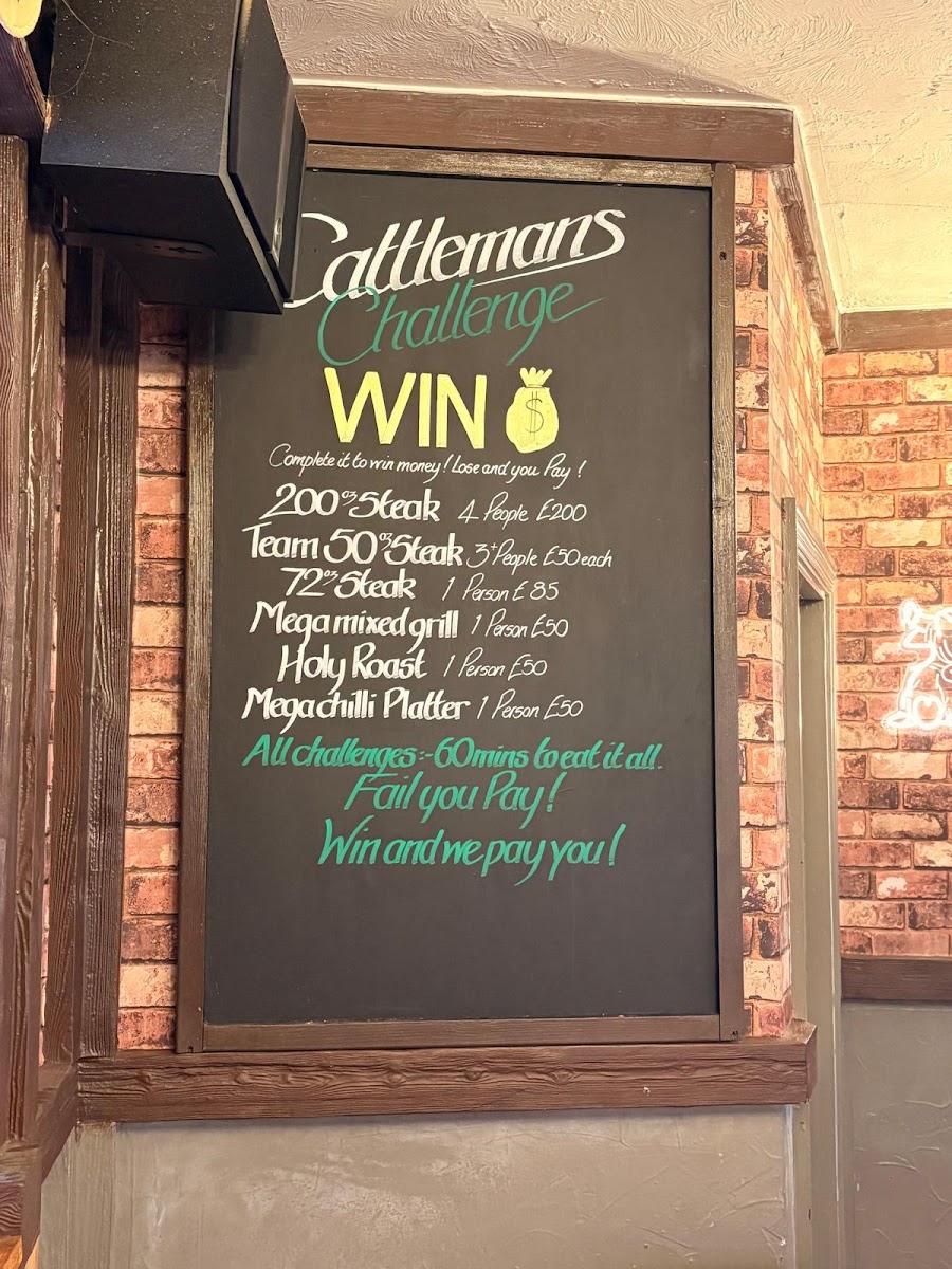 Menu Cattlemans Steakhouse At The Parkers Arms-6