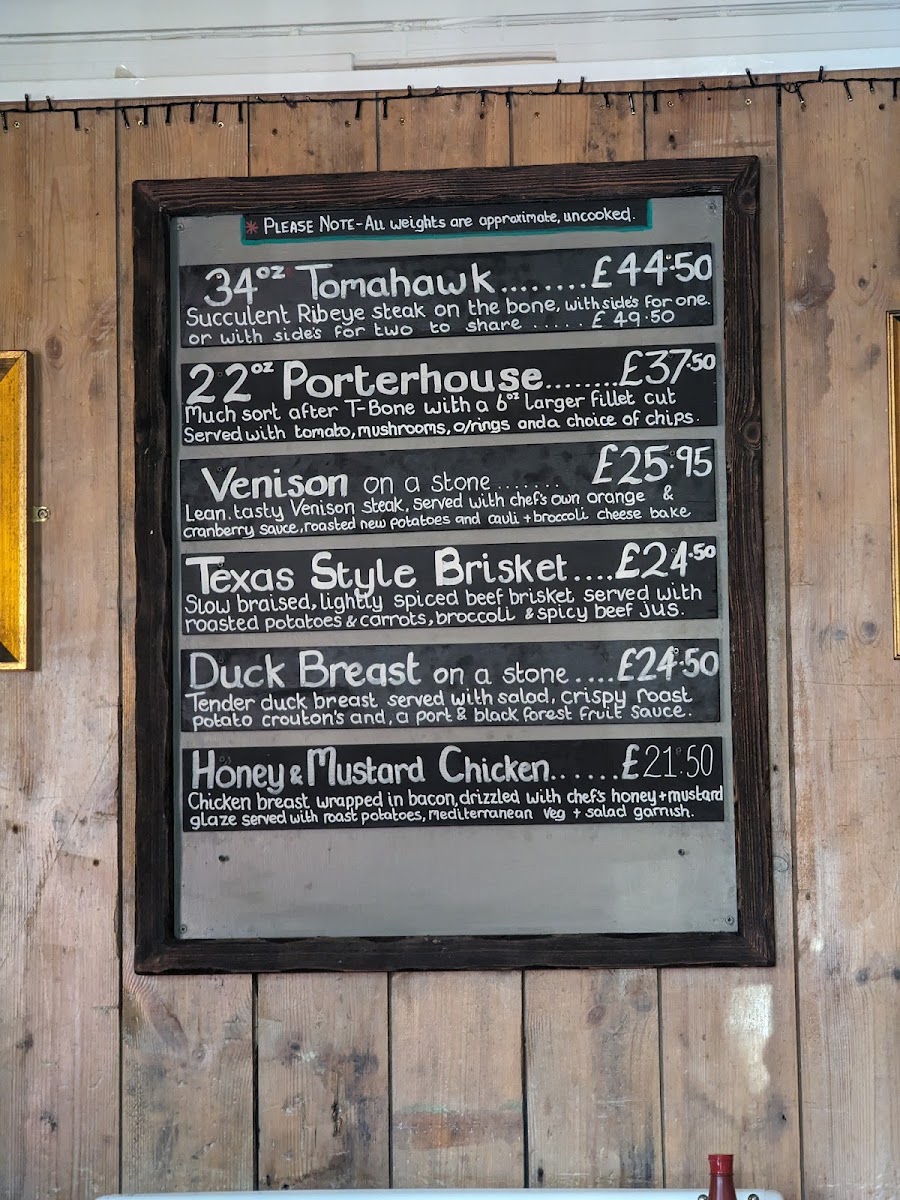 Menu Cattlemans Steakhouse At The Parkers Arms-8
