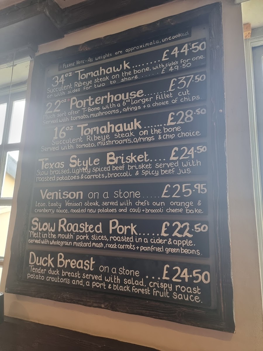 Menu Cattlemans Steakhouse At The Parkers Arms-9
