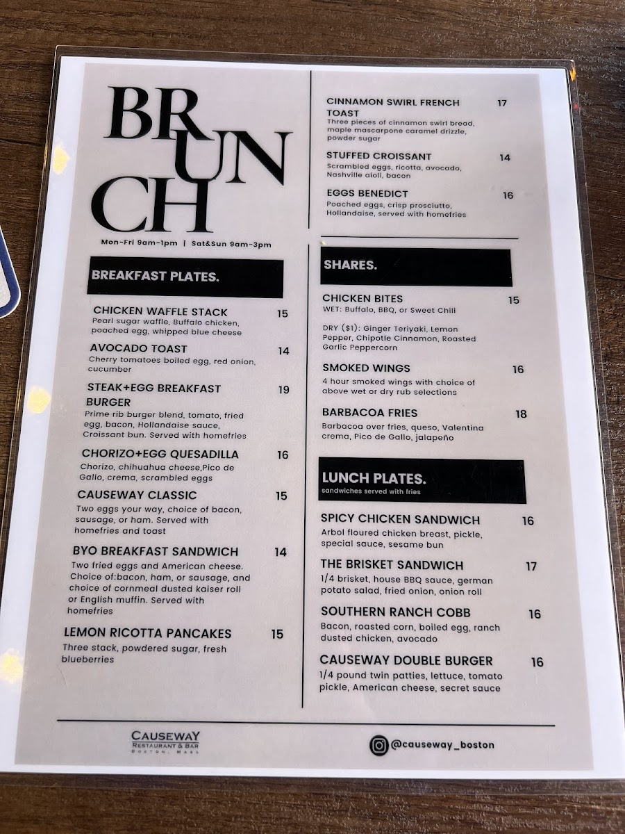 Menu Causeway Boston-5