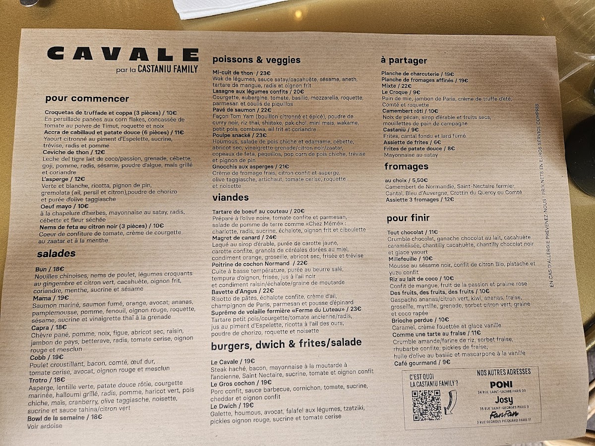 Menu Cavale-1