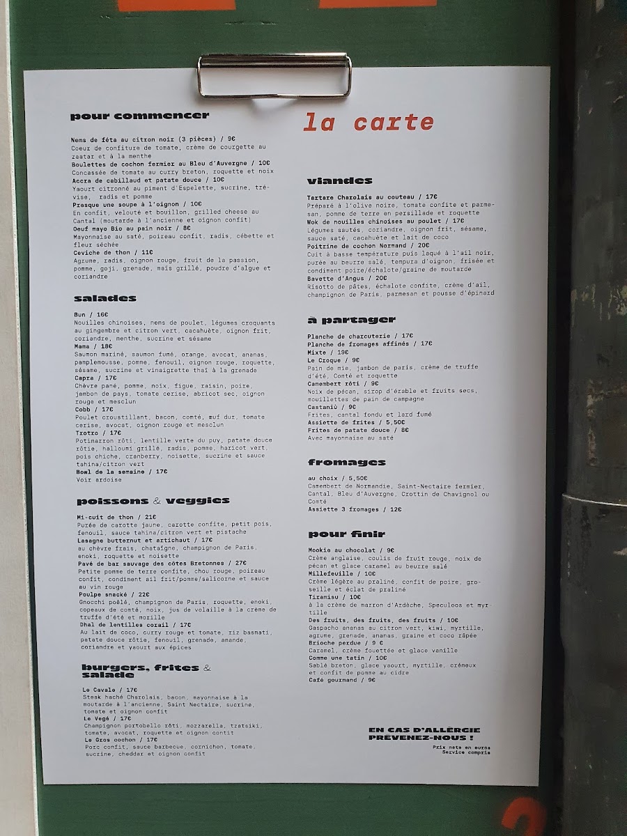 Menu Cavale-4