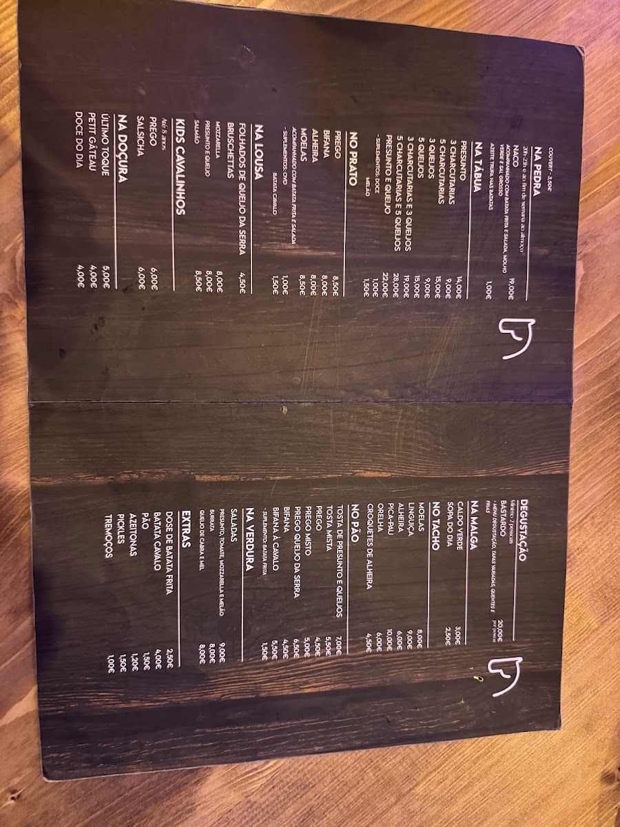 Menu Cavalo Cansado - Chaves-8