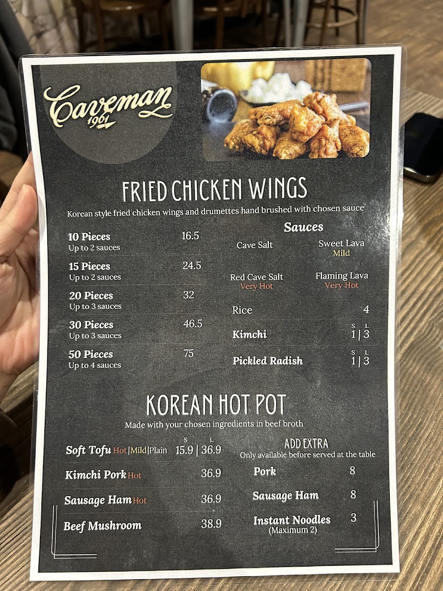 Menu Caveman1961 Mount Waverley-6