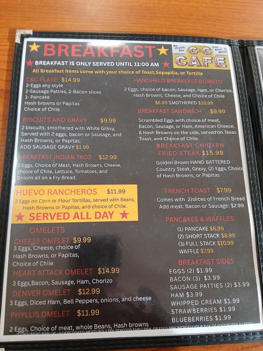 Menu C&c Cafe-2