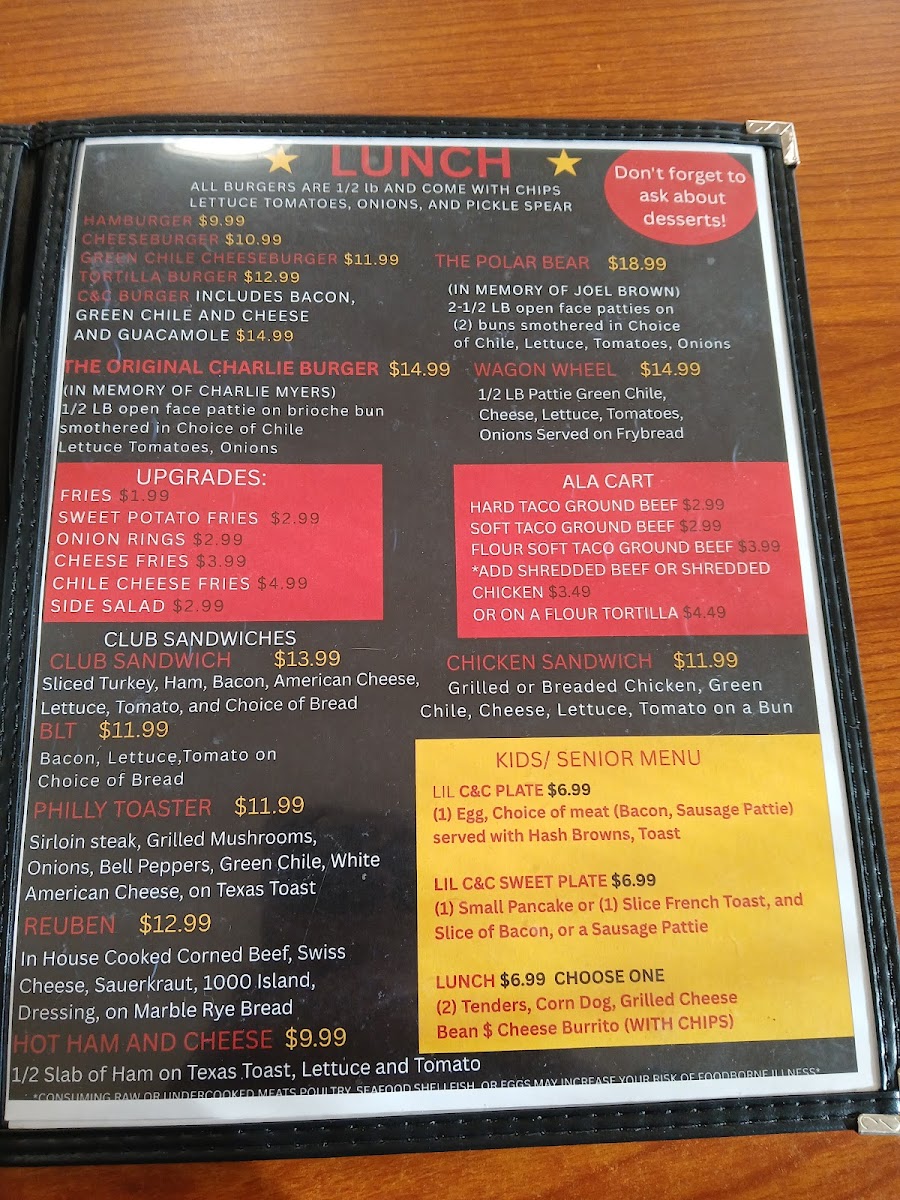 Menu C&c Cafe-3