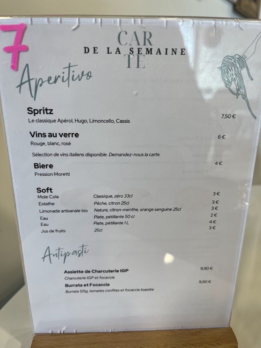 Menu Cé La Mia Cucina-4