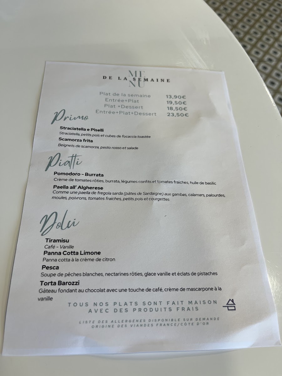Menu Cé La Mia Cucina-5