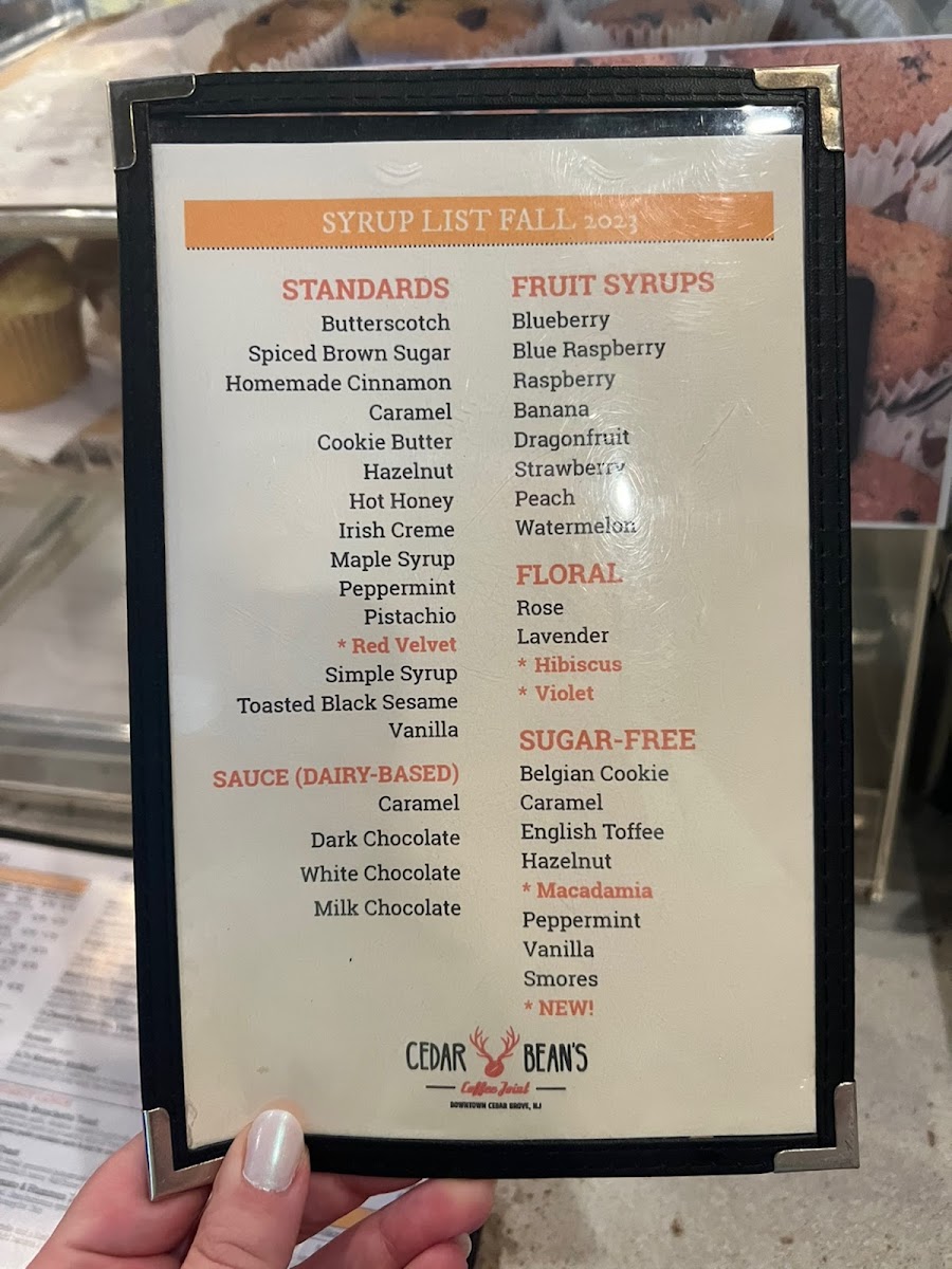 Menu Cedar Bean's Coffee Joint-9