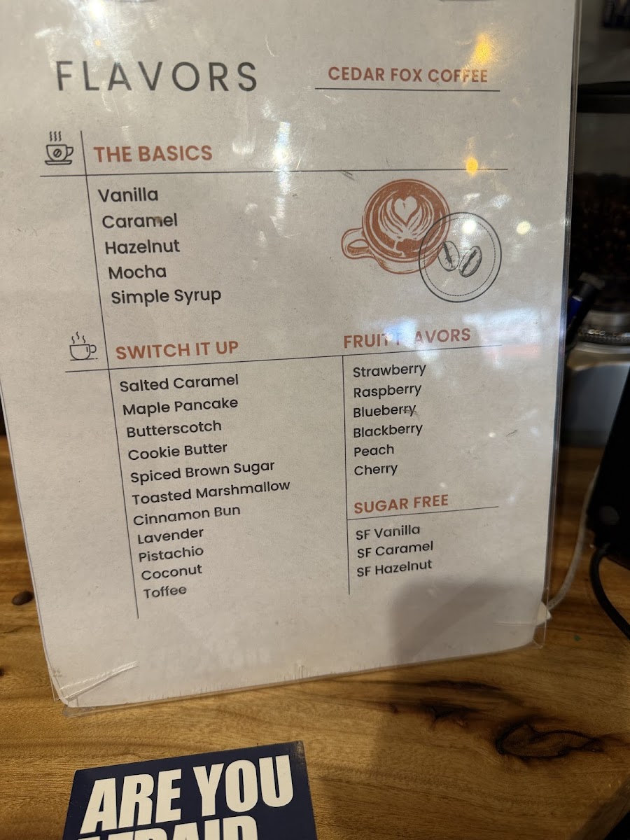 Menu Cedar Fox Coffee-3