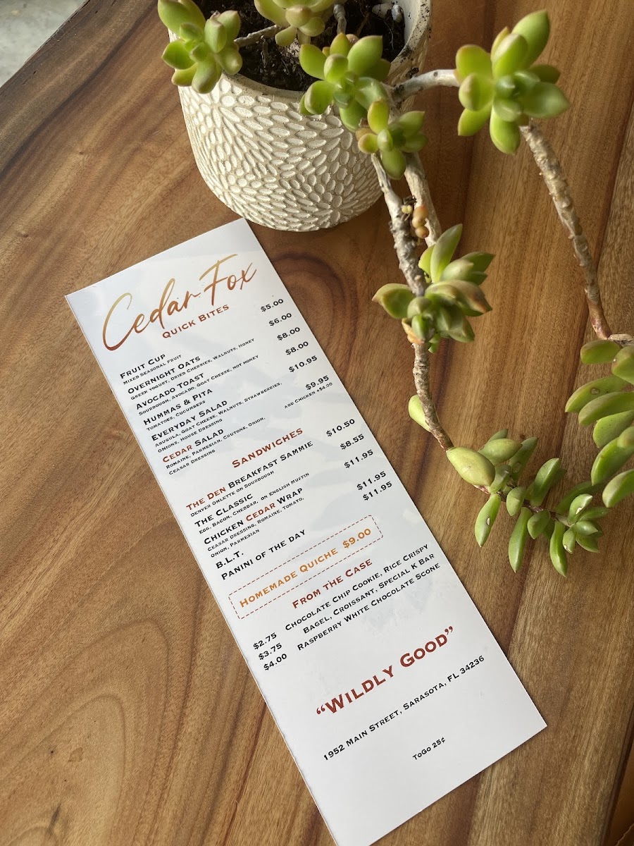 Menu Cedar Fox Coffee-6