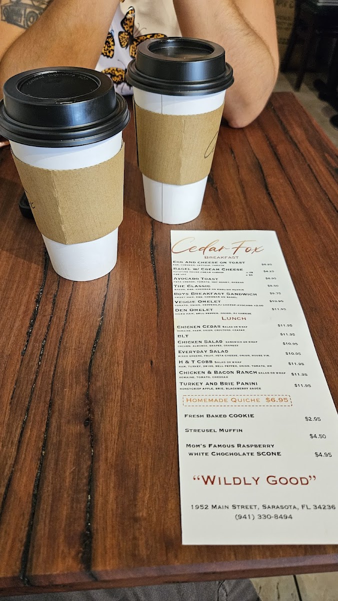 Menu Cedar Fox Coffee-9