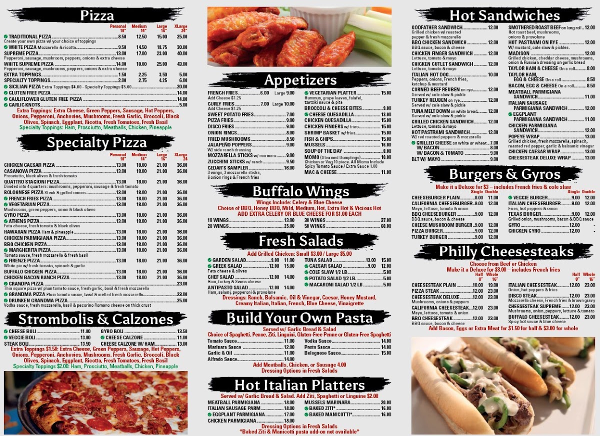 Menu Cedar Grill & Pizza-2