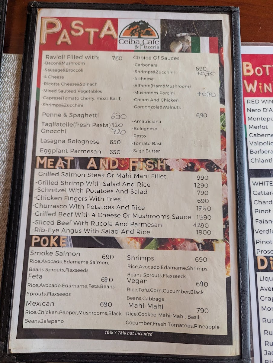 Menu Ceiba Cafe And Pizzeria-6