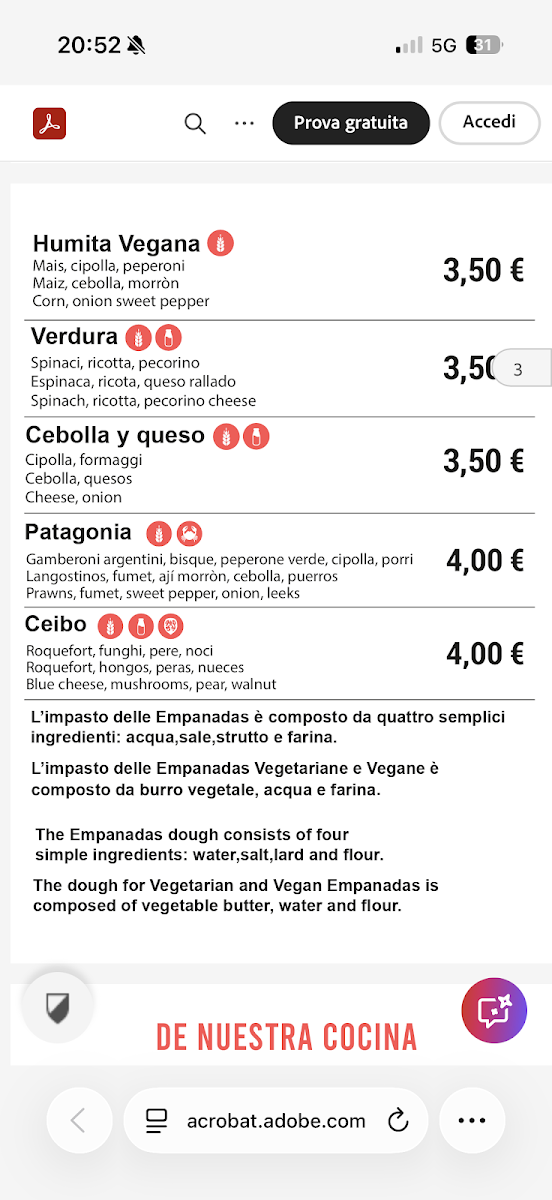 Menu Ceibo Sapori-1