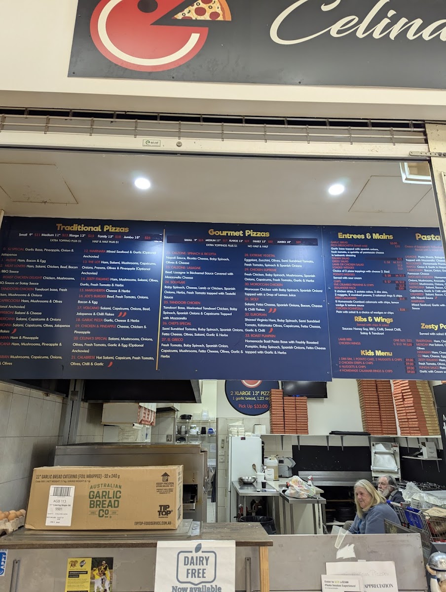 Menu Celinas Pizza And Pasta Frankston-4